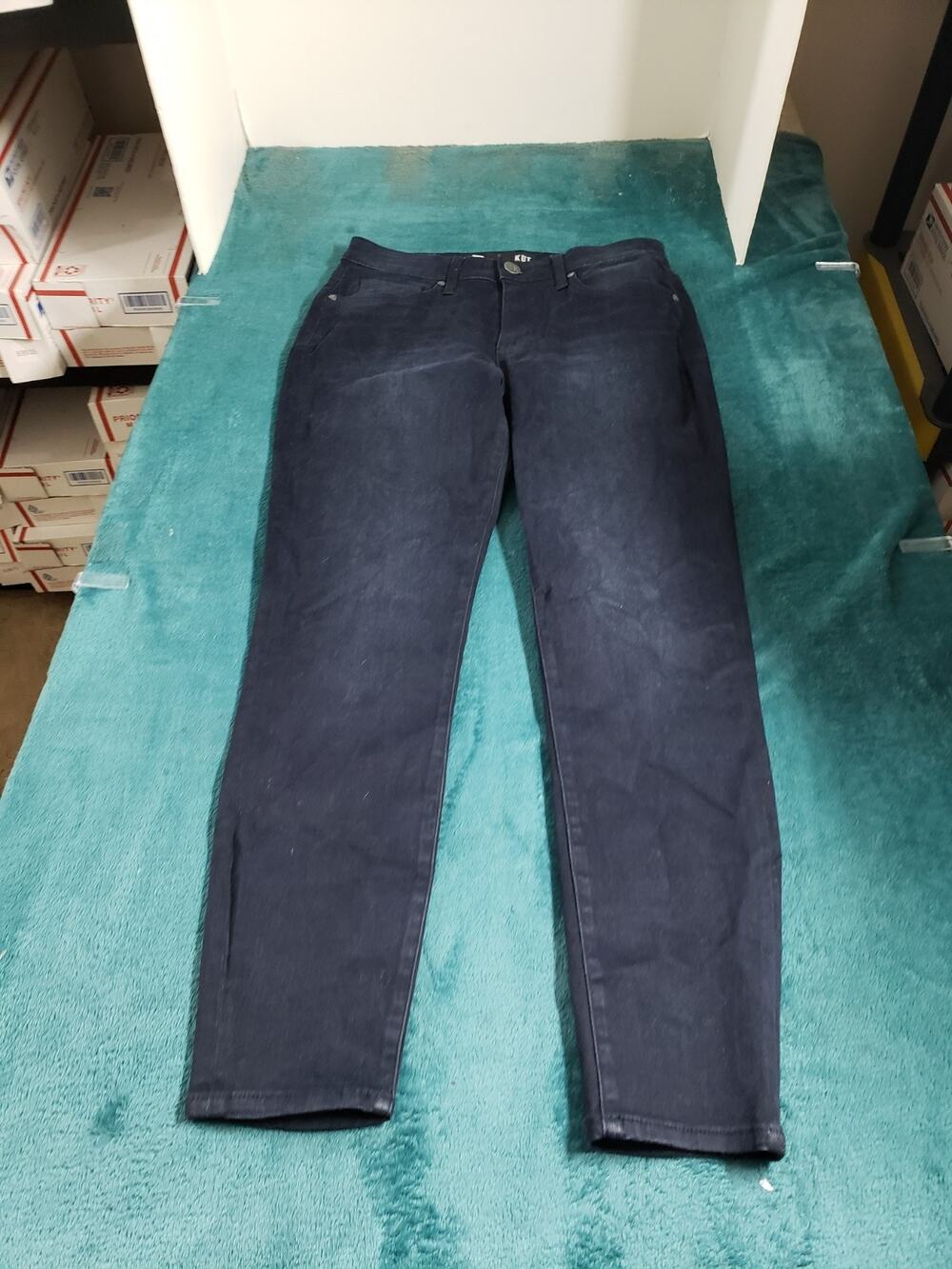 Kut From a Kloth Jeans Size 6 Women Blue Pants Stretch Donna High Rise Ankle